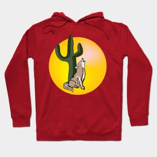 Coyote, wildlife, gifts, full moon, wild animals, Coyote Moon Hoodie
